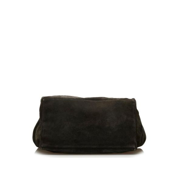 Chanel Triple Coco Mark Fringe Shoulder Bag Tote Bag Black - Picture 4 of 7